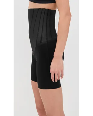 SPANX ハイウエスト ミッド丈ショーツ Very Black - サムネイル4