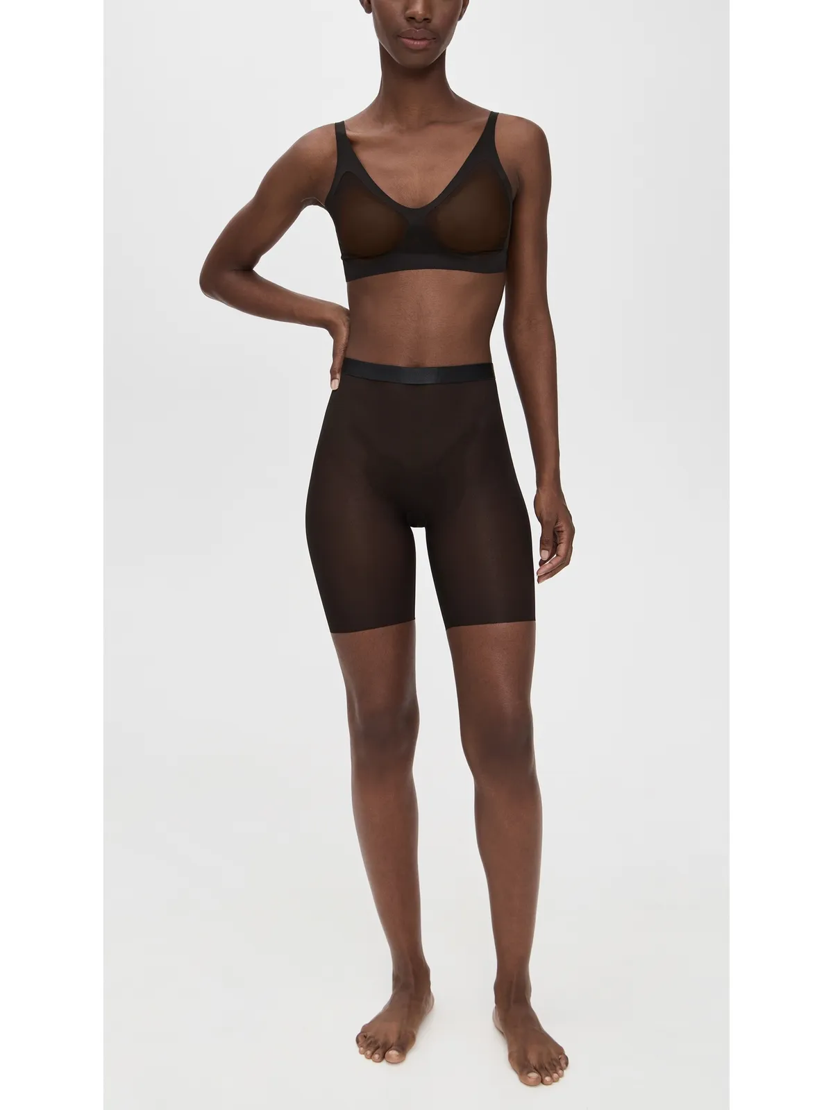 SPANX ミッド丈メッシュショーツ - 画像5