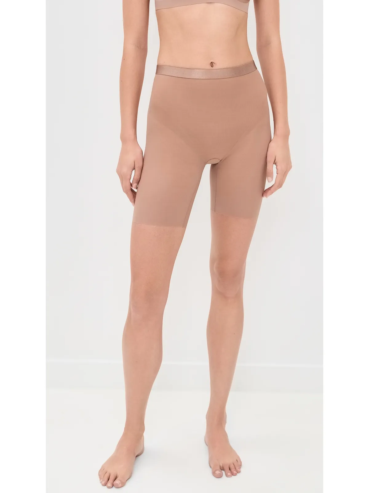 SPANX ミッド丈ショーツ カフェオレ - 画像6