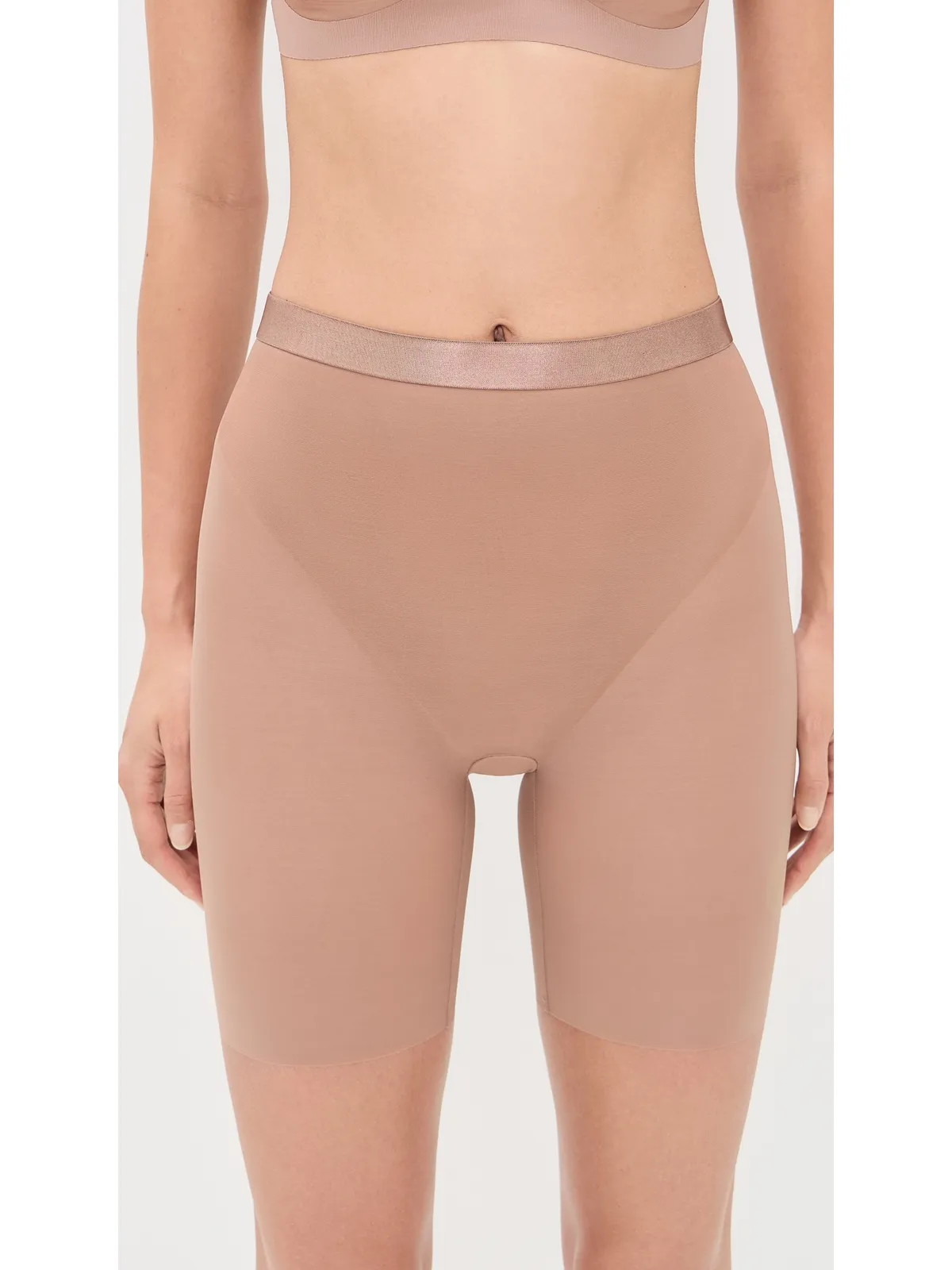 SPANX ミッド丈ショーツ カフェオレ - 画像2