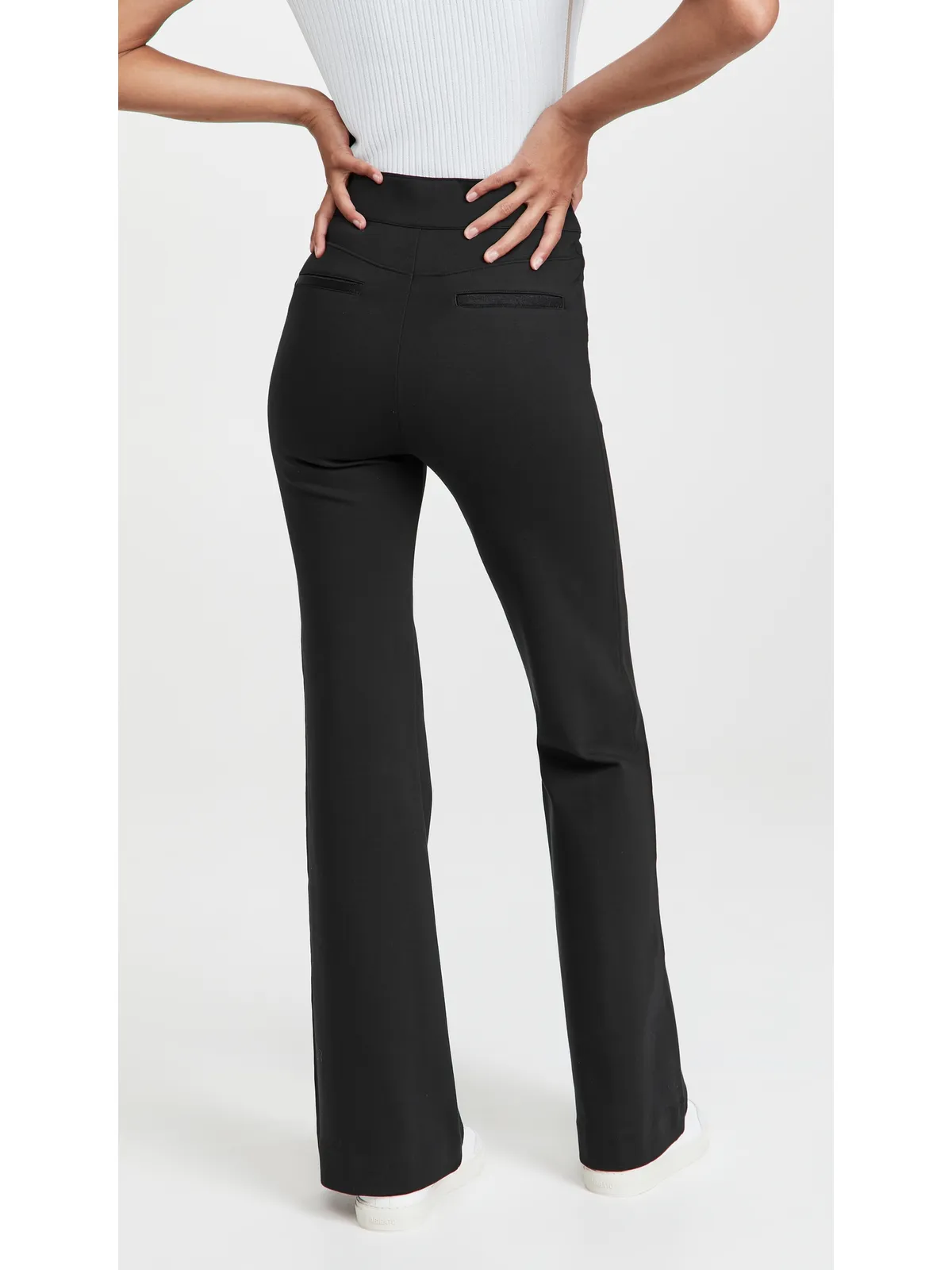 SPANX ハイライズフレアパンツ クラシックブラック - 画像3