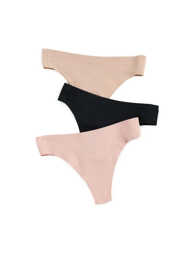 SPANX SPANX フィット トゥ ユー タンガ 3枚組 マルチカラーの商品画像
