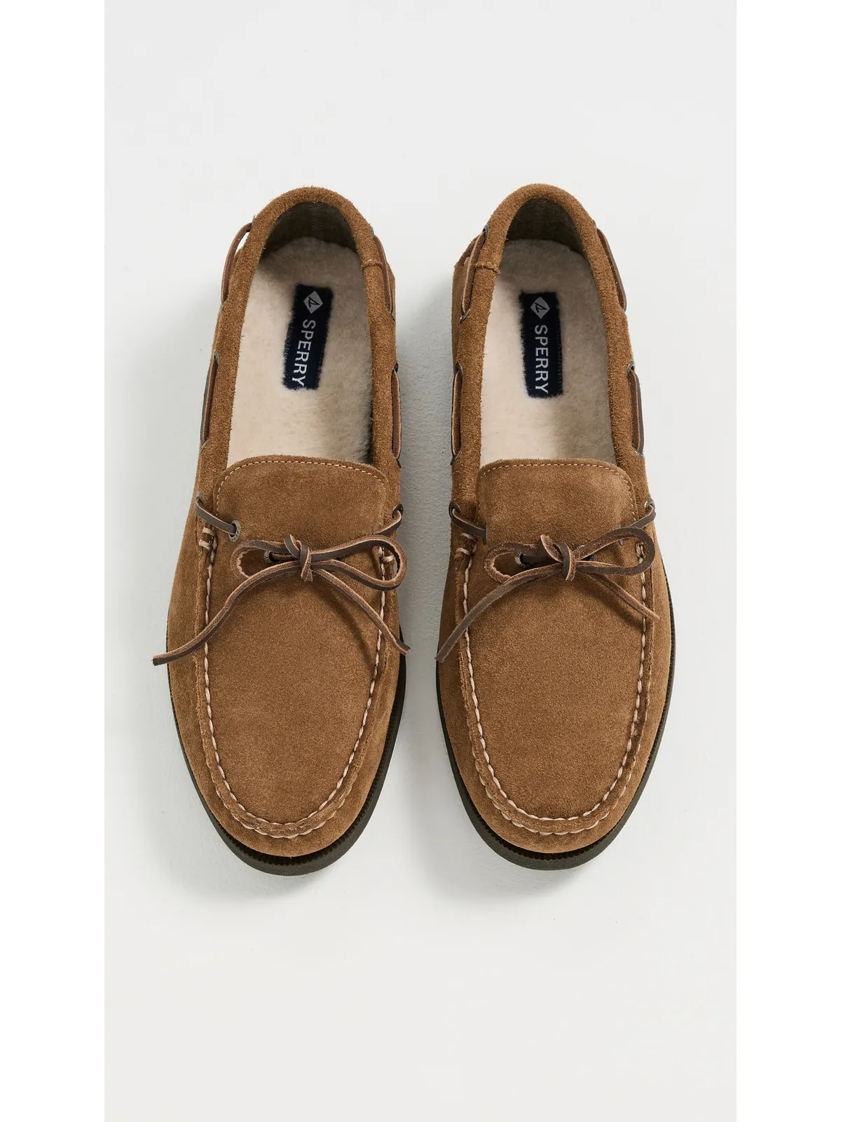 Sperry Ao 1 Eye Sherpa Lined ボートシューズ ブラウン - 画像4