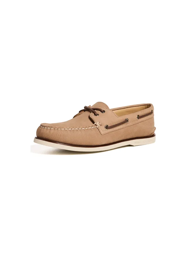 Sperry Sperry ゴールドカップ オーセンティック オリジナル 2アイ ヌバック ボートシューズ ベージュの商品画像