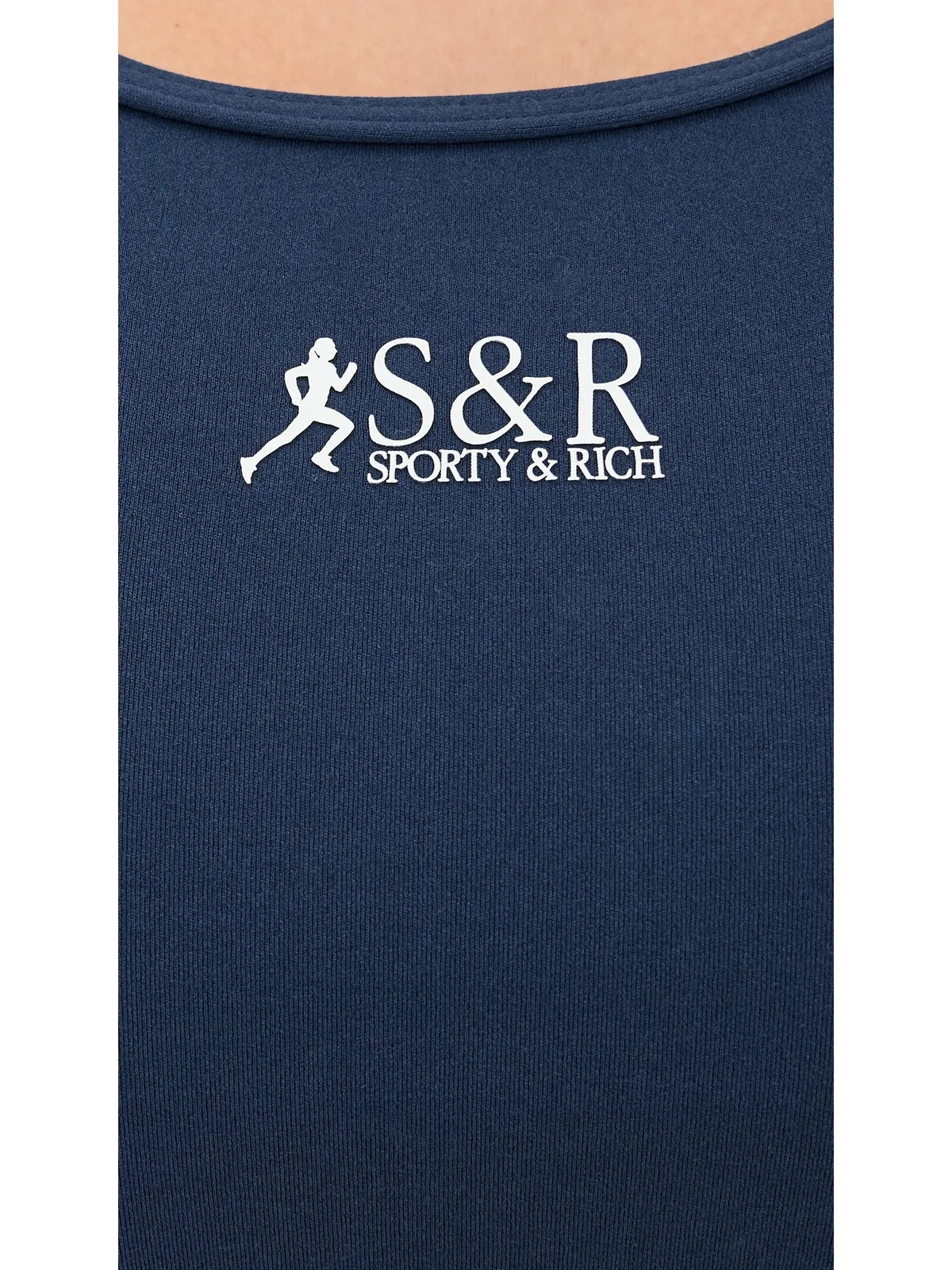 Sporty & Rich SR Runner スポーツタンクトップ（ライトネイビー） - 画像6