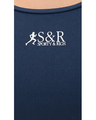 Sporty & Rich SR Runner スポーツタンクトップ（ライトネイビー） - サムネイル6