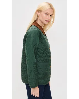 Sporty & Rich ニューヨーク クレスト ナイロン キルテッド ジャケット - サムネイル4