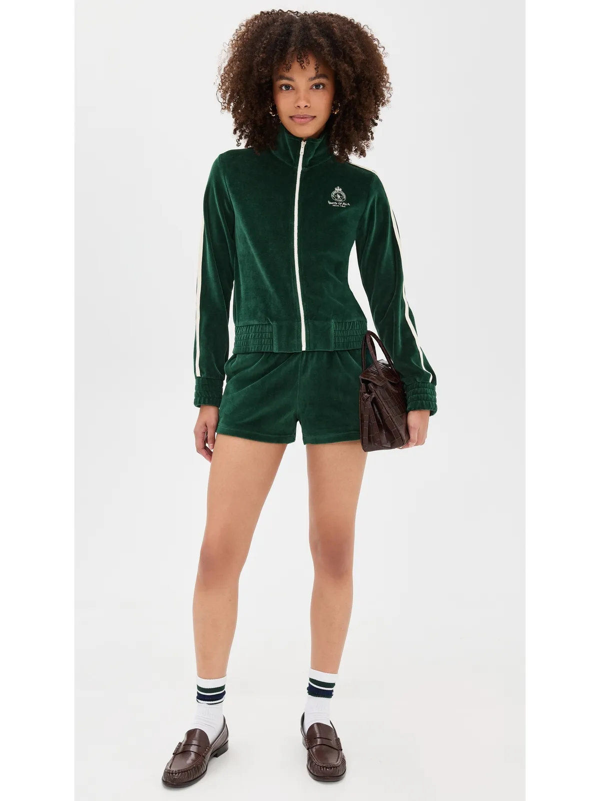 Sporty & Rich クラウン テニス エリオ ヴェルオール トラックジャケット - 画像5