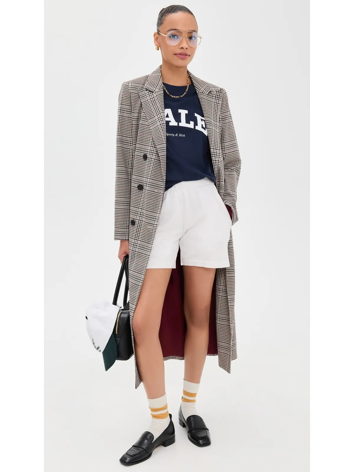 Sporty & Rich イエール クラシック Tシャツ - 画像5