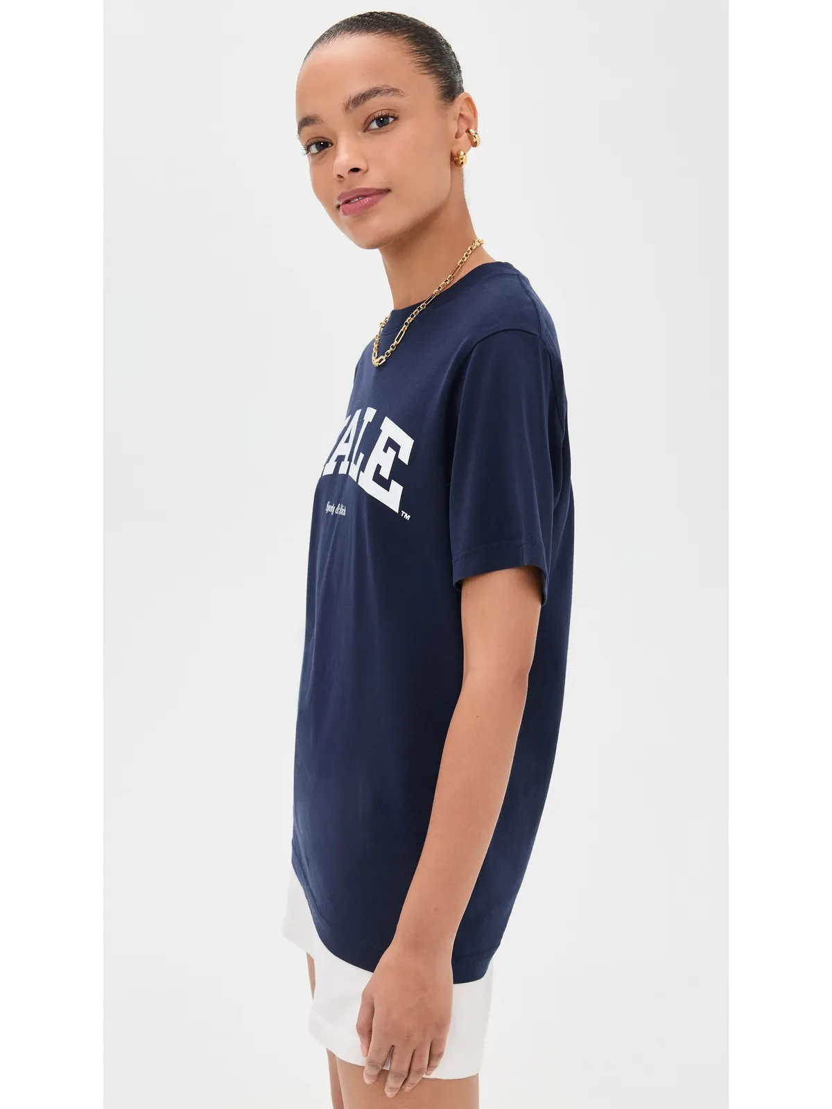 Sporty & Rich イエール クラシック Tシャツ - 画像4