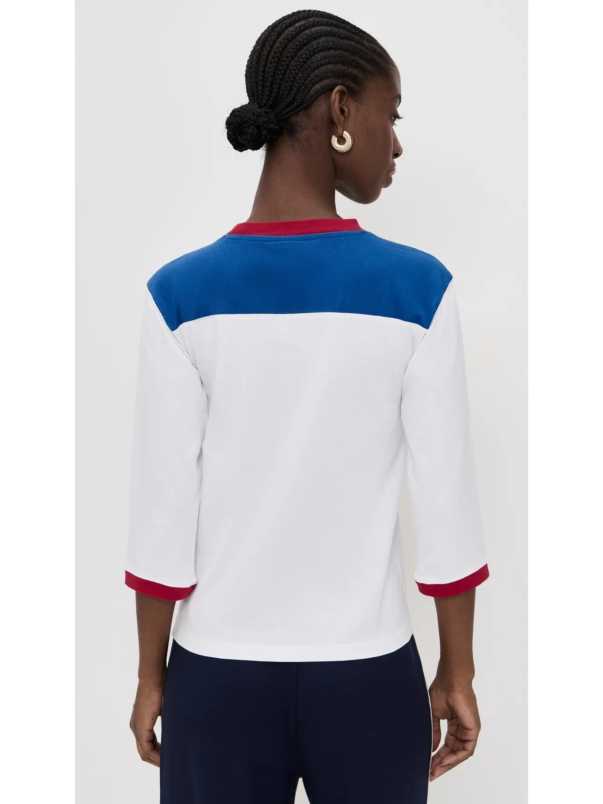 Sporty & Rich ウェルネス94 ロングフットボールTee - 画像3