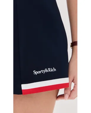 Sporty & Rich セリフロゴ ミラ プリーツスカート - サムネイル6