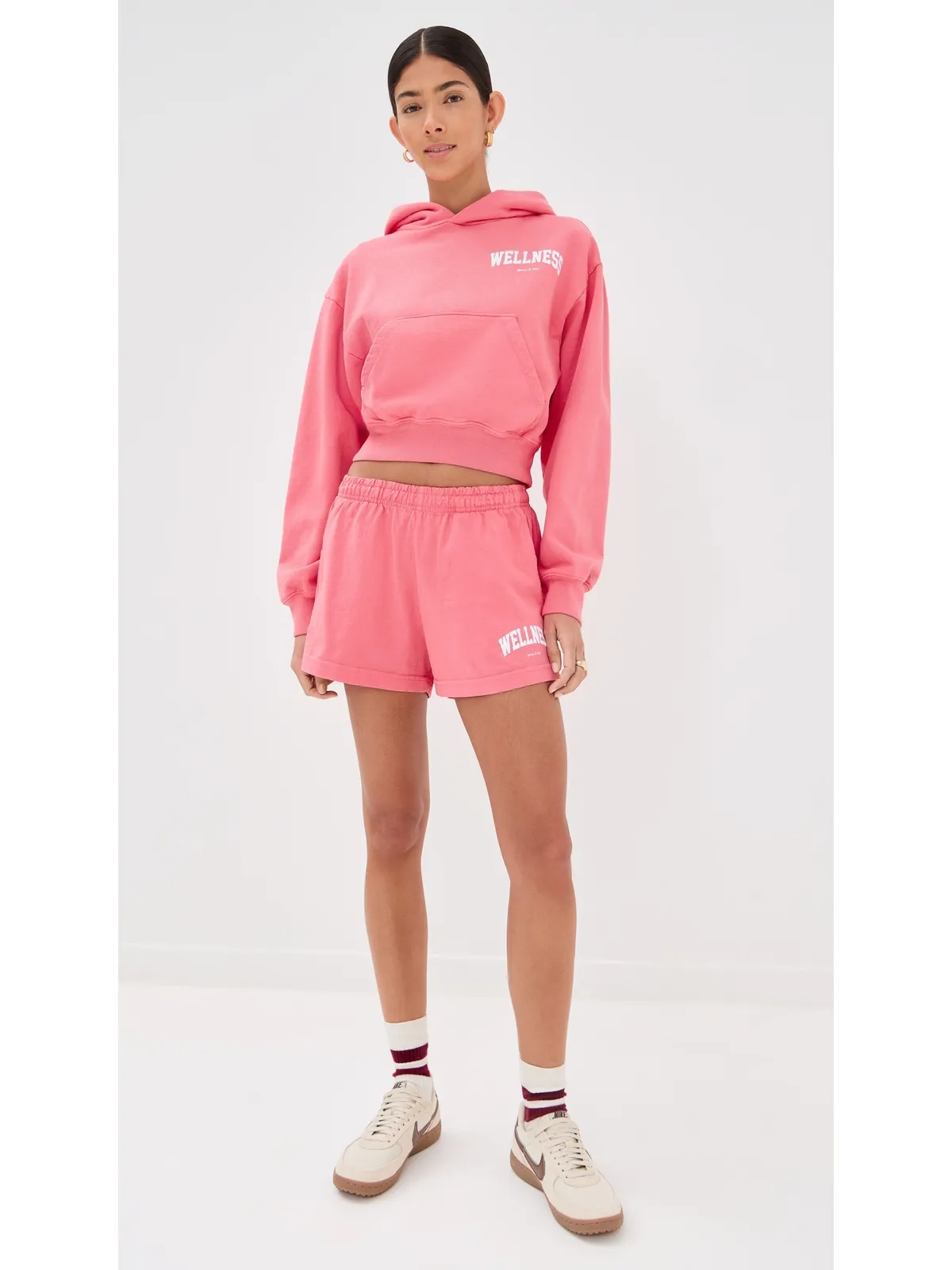 Sporty & Rich ウェルネス アイビー クロップド フーディ - 画像5