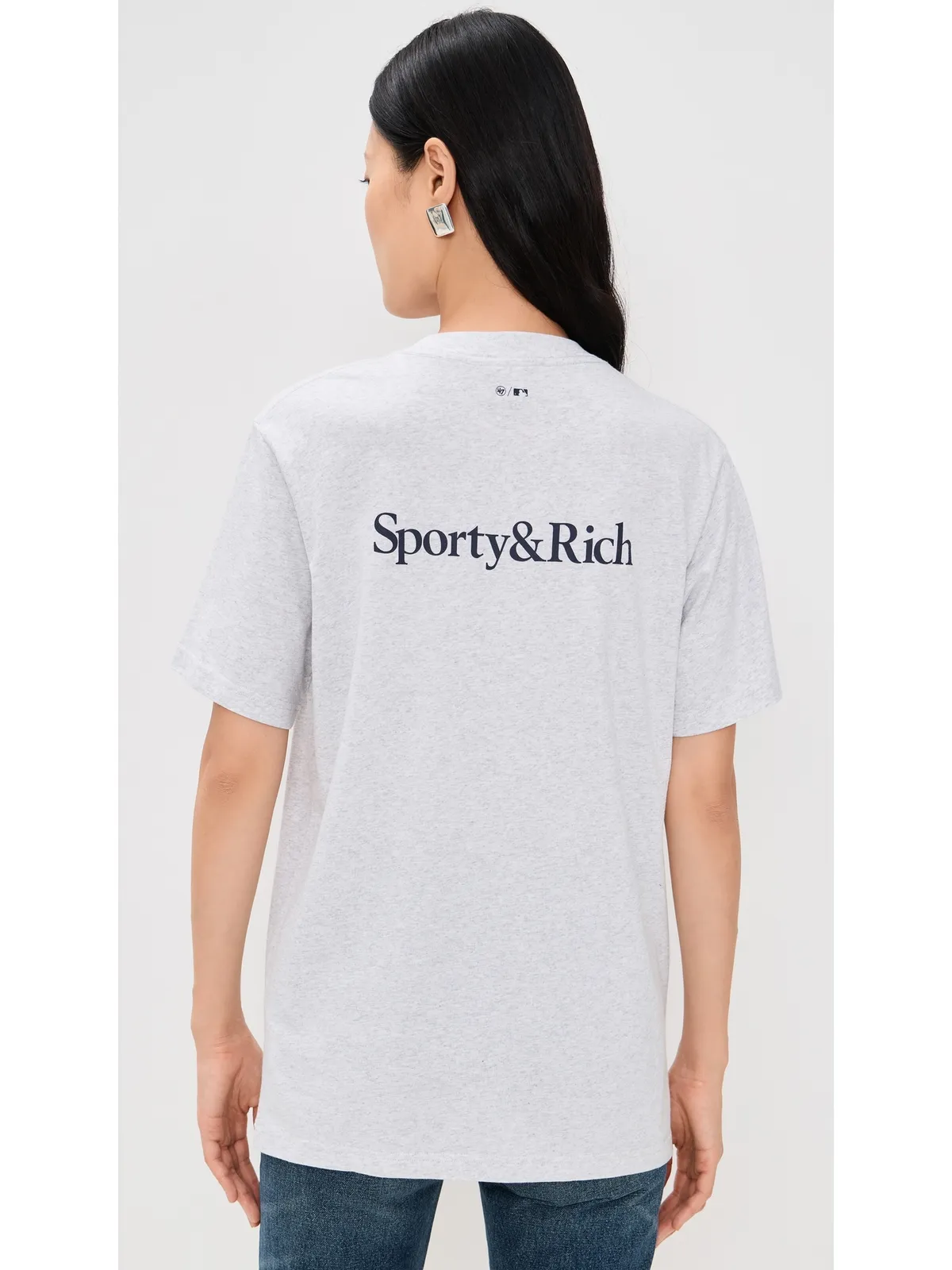 Sporty & Rich ドジャーズ セリフ Tシャツ - 画像3