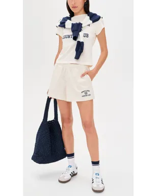 Sporty & Rich バーシティークレスト ディスコショーツ - サムネイル5