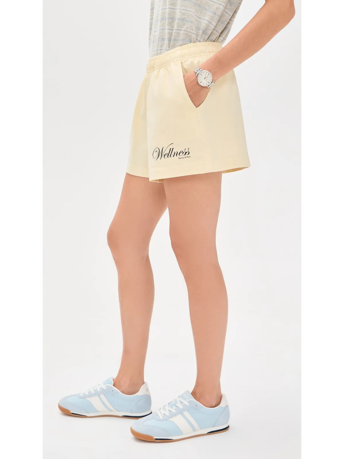 Sporty & Rich アベニュー・ディスコショーツ - 画像4
