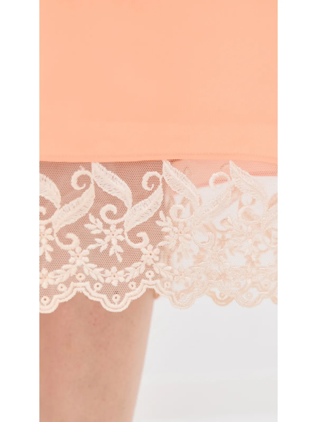 Simone Rocha レーストリム ネグリジェスカート - 画像6