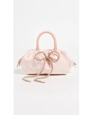 Simone Rocha ミニギャザー トップハンドルバッグ クリア/ベージュ - サムネイル2