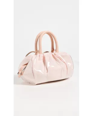 Simone Rocha ミニギャザー トップハンドルバッグ クリア/ベージュ - サムネイル4