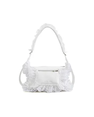 Simone Rocha デイジー ホワイト ピローケースショルダーバッグ - サムネイル1