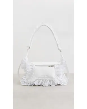 Simone Rocha デイジー ホワイト ピローケースショルダーバッグ - サムネイル2
