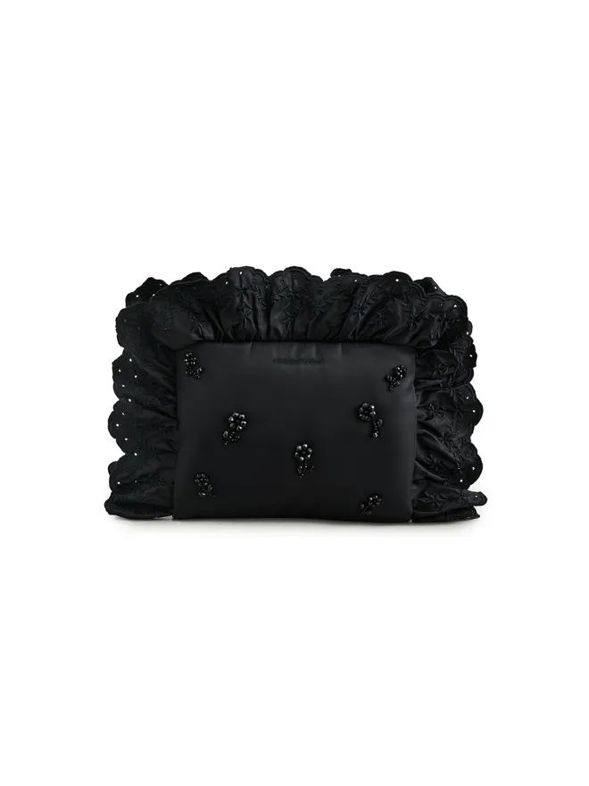 Simone Rocha Simone Rocha ピローケース刺繍クラッチバッグの商品画像
