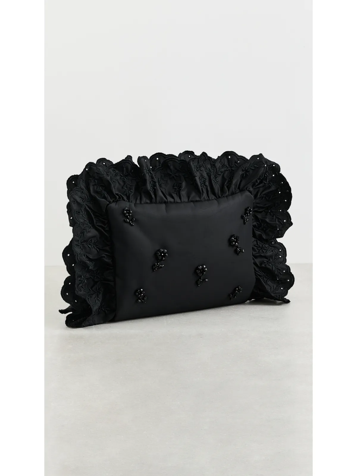 Simone Rocha ピローケース刺繍クラッチバッグ - 画像5