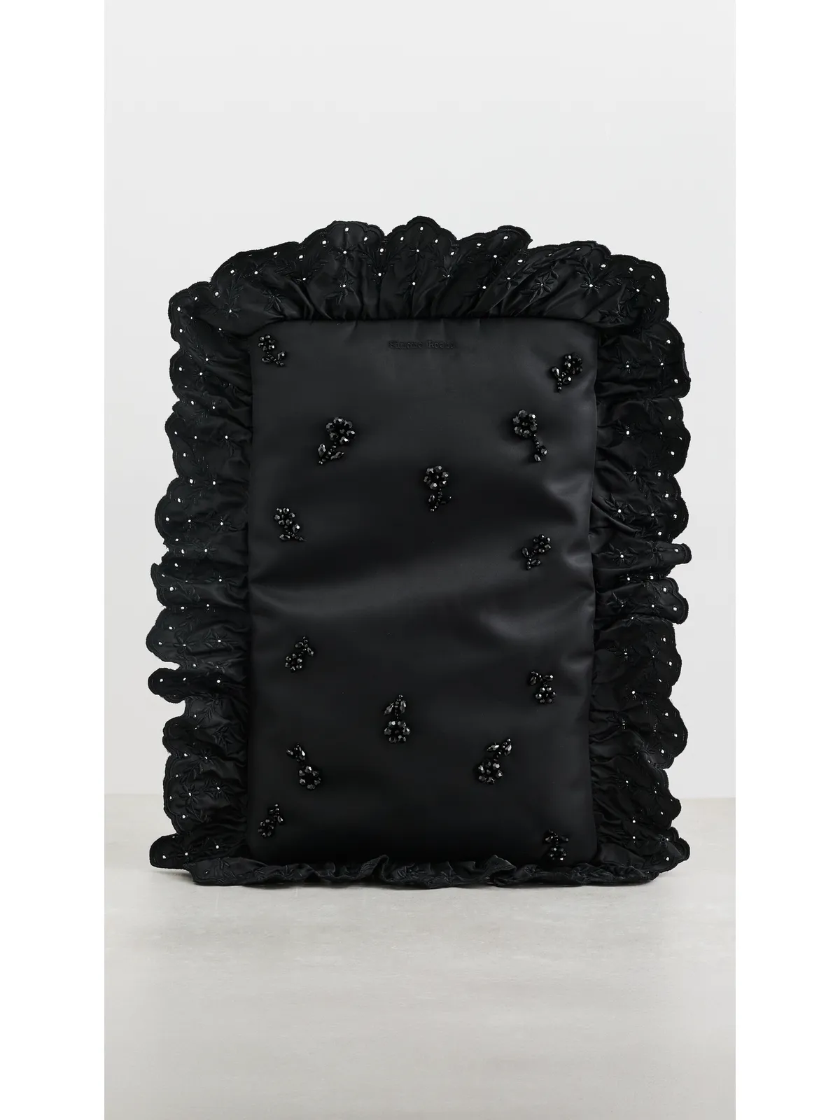 Simone Rocha ピローケース刺繍クラッチバッグ - 画像4
