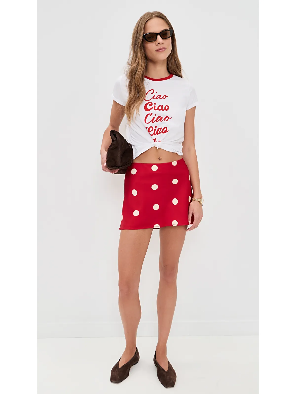 Sunny Somewhere Ciao Ciao リンガーTシャツ - 画像5