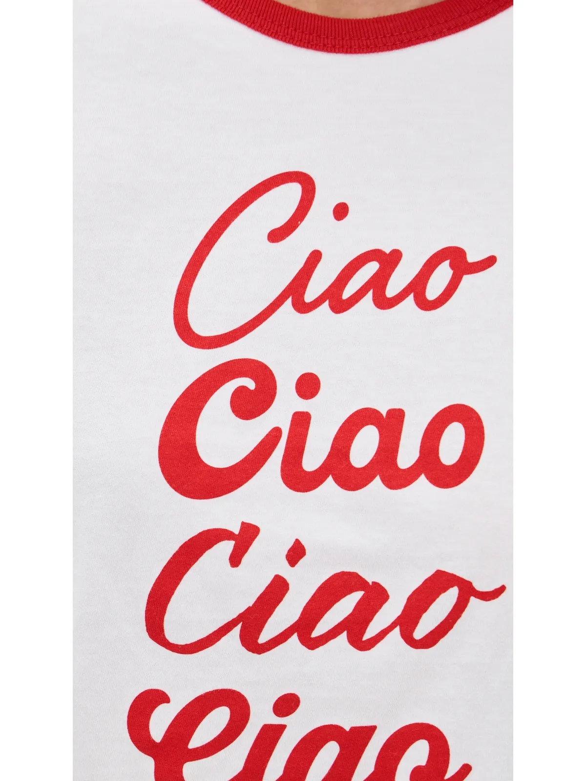 Sunny Somewhere Ciao Ciao リンガーTシャツ - 画像6