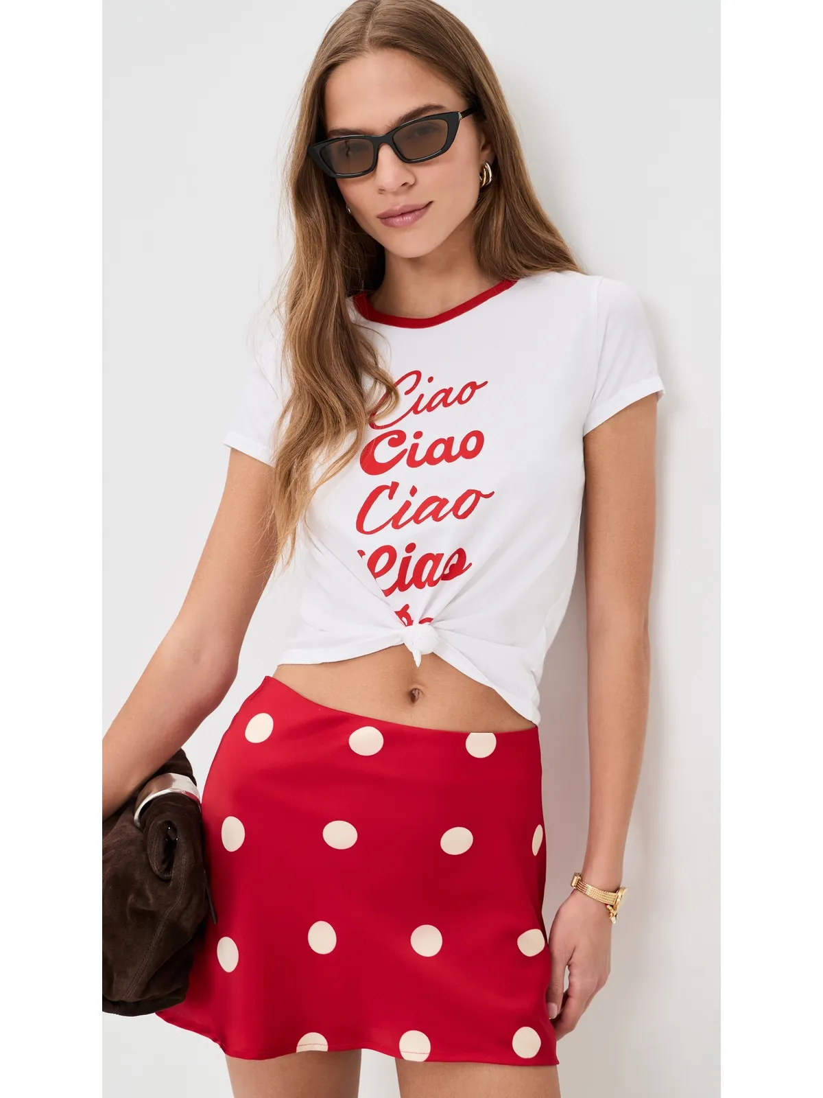 Sunny Somewhere Ciao Ciao リンガーTシャツ - 画像2