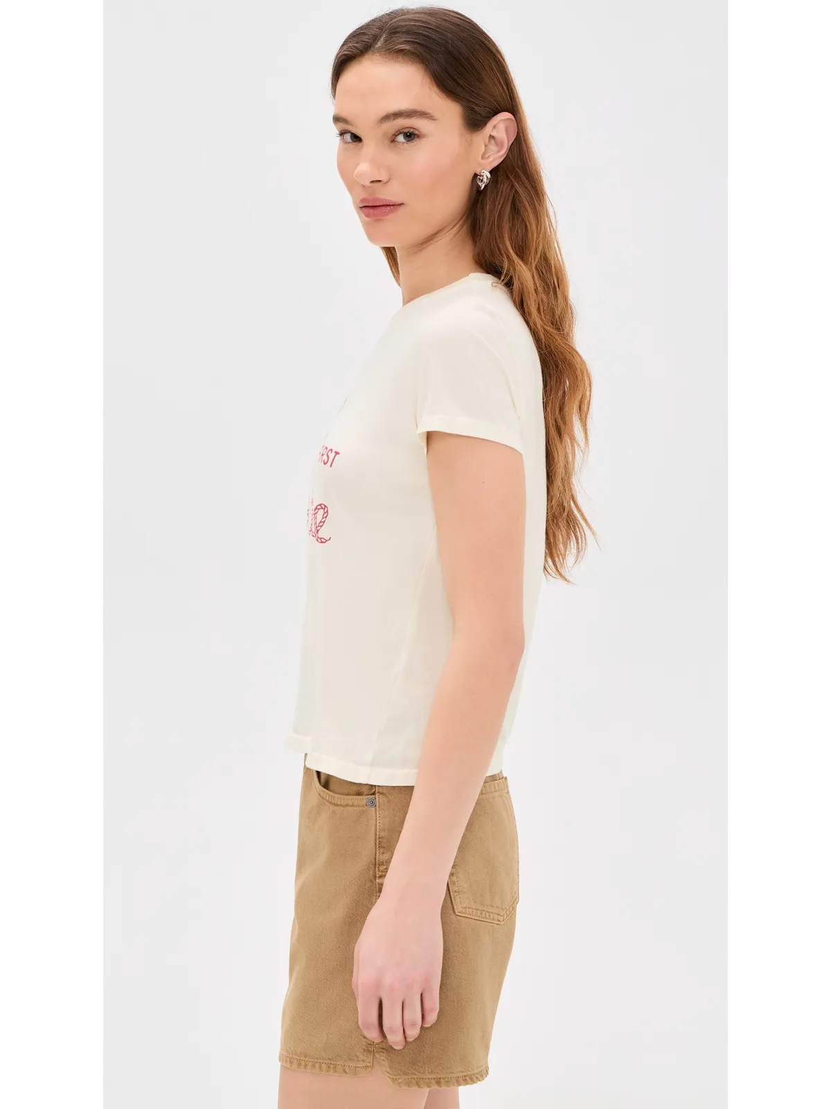 Sunny Somewhere Not My First Rodeo Femme クルーTシャツ オフホワイト - 画像4