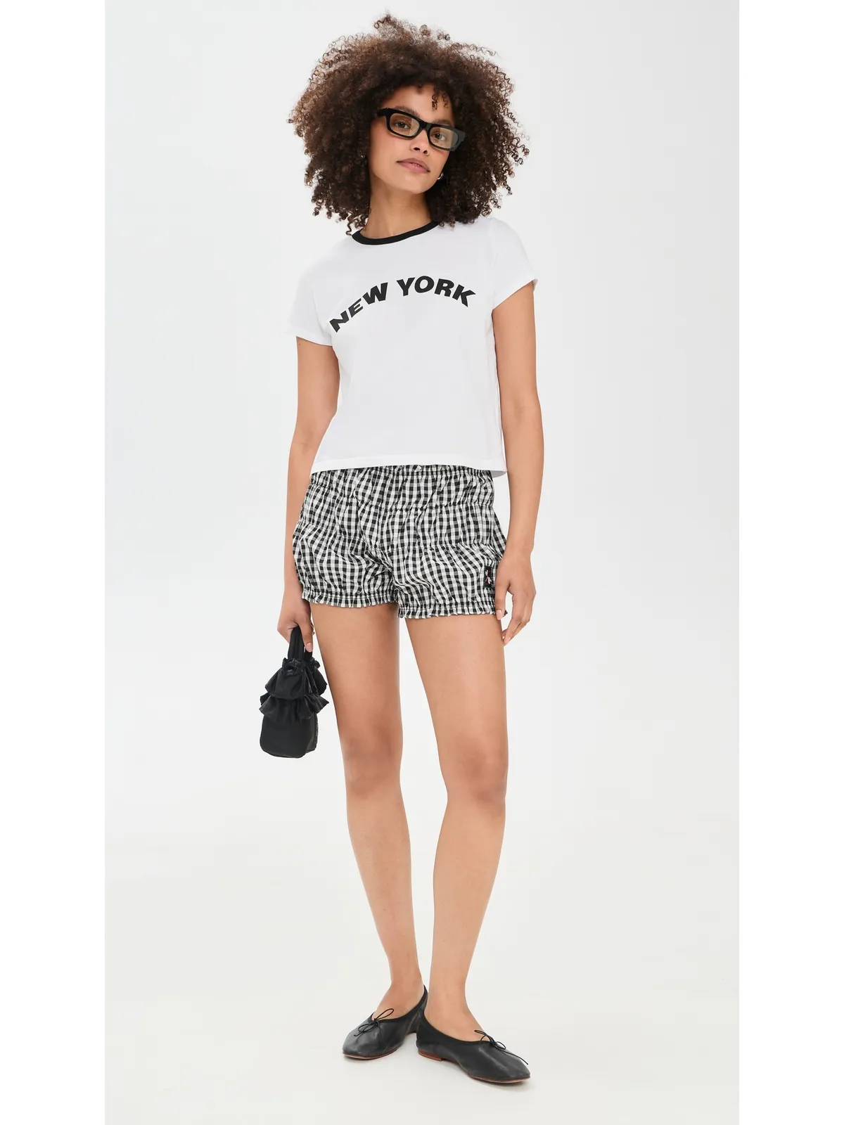 Sunny Somewhere ニューヨーク リンガーTシャツ - 画像6