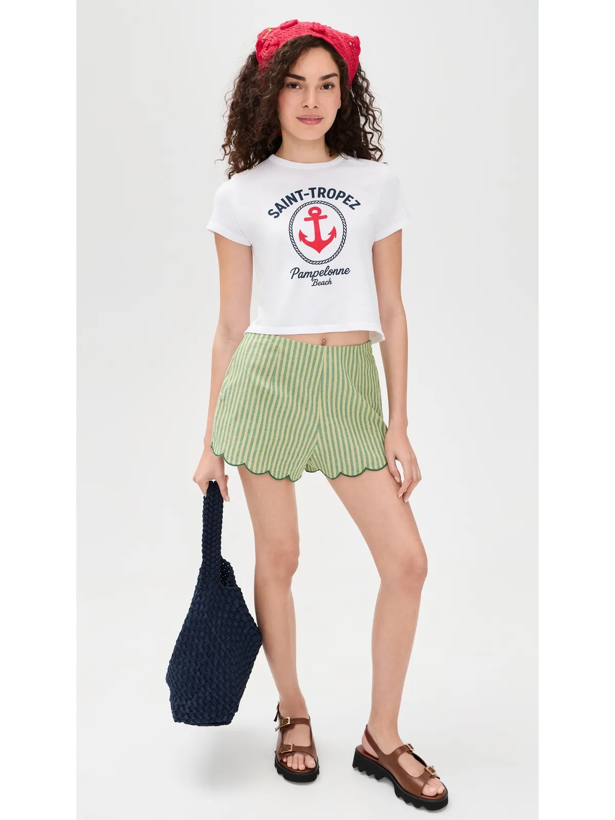 Sunny Somewhere Saint Tropez Pampelonne White Tシャツ - 画像5