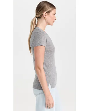 Stateside VネックTシャツ ヘザーグレー - サムネイル4