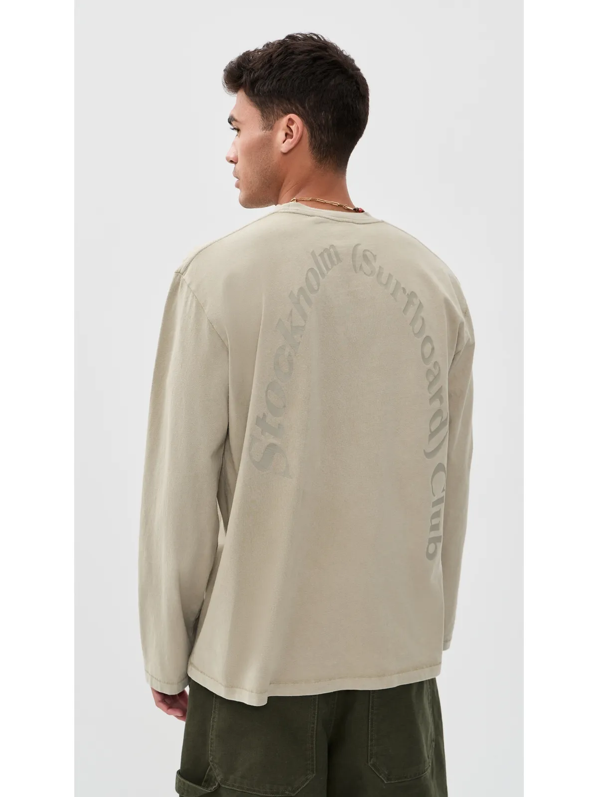Stockholm Surfboard Club グレッグバック ロゴTシャツ - 画像3