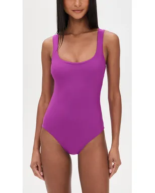 STYLEST Dreamsculpt Square Neck Swimsuit Raspberry - サムネイル2