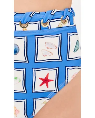 STYLEST DreamSculpt ハイライズ グロメット付きビキニボトム Seaside - サムネイル5