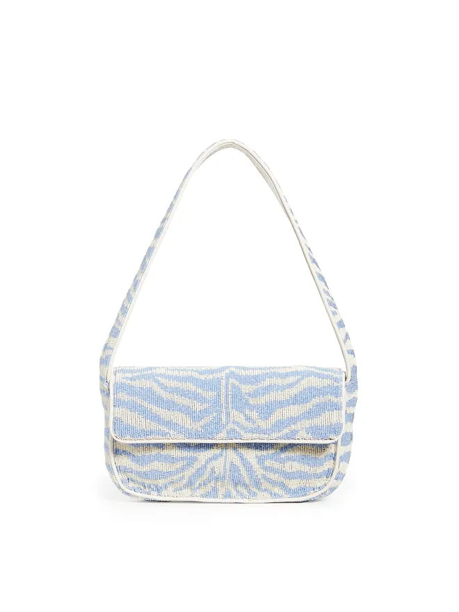 STAUD STAUD Tommy バッグ ライトブルー/クリーム ワンサイズの商品画像