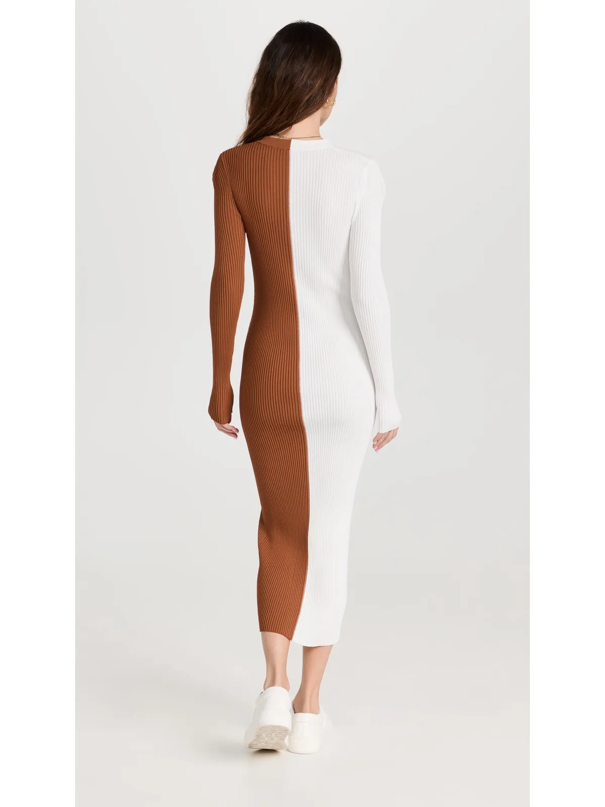 STAUD Shoko セーター Tan/White - 画像3