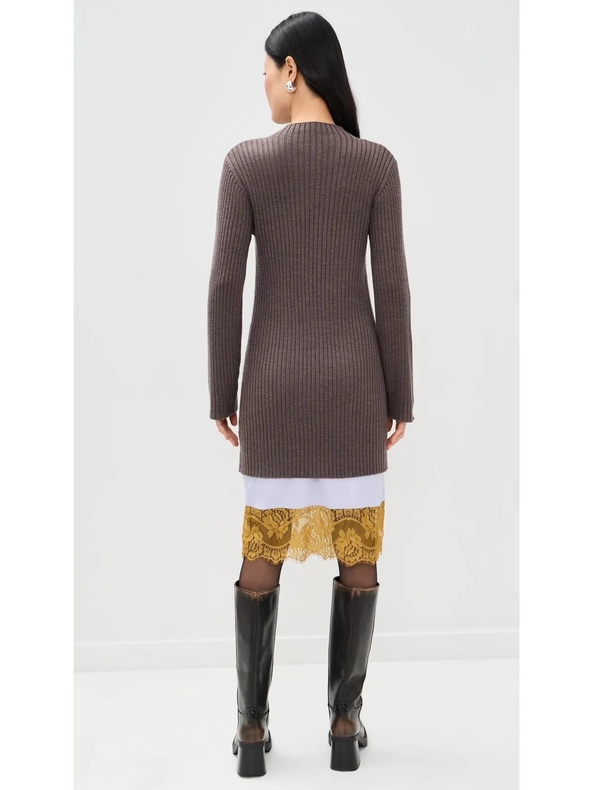 STAUD Willow セーター ドレス - 画像3
