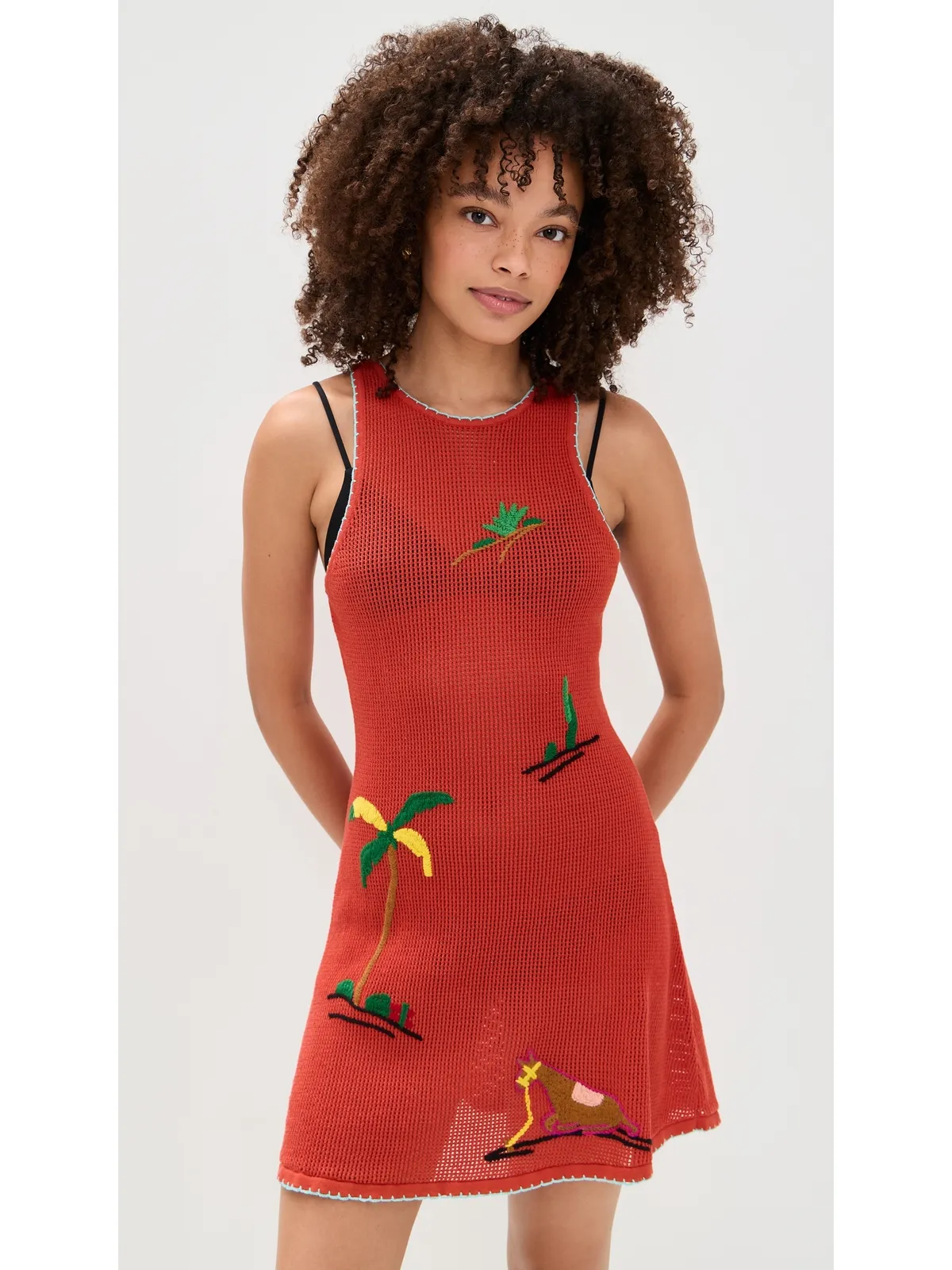 STAUD Marea Dress リビエラフレイム - 画像2