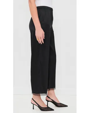 STAUD カービー シルクパンツ ブラック M - サムネイル4