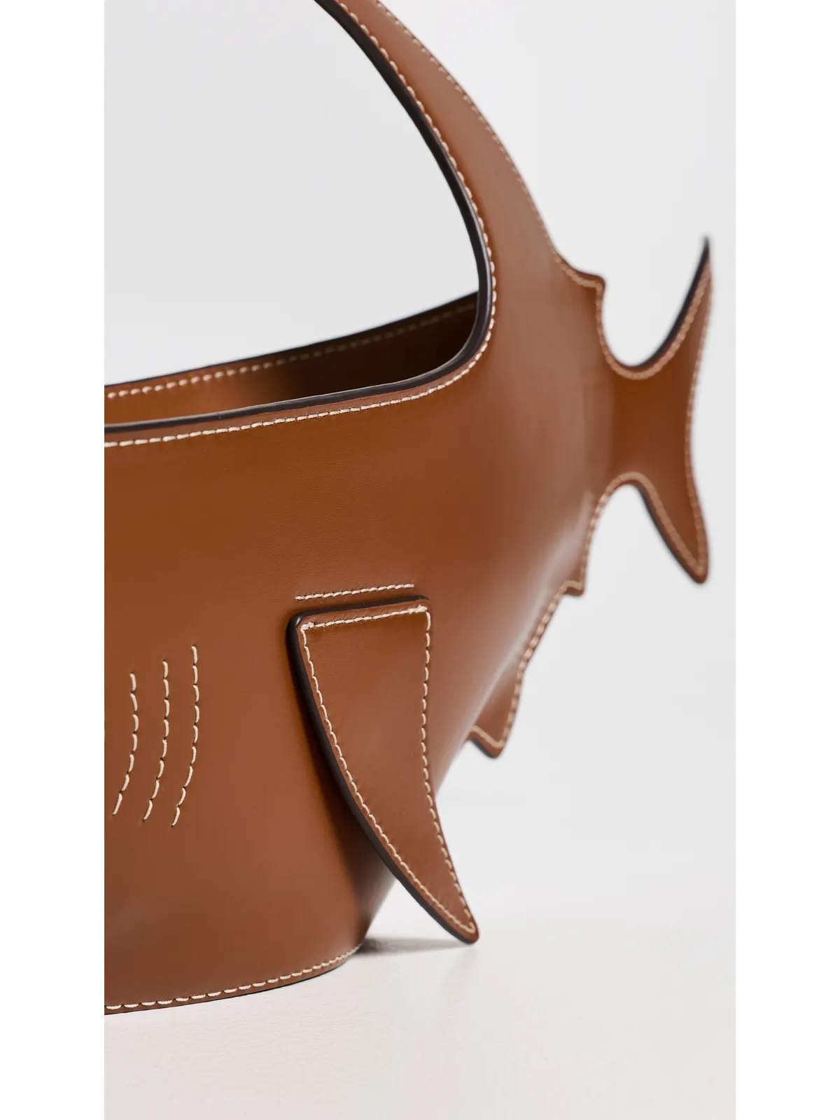 STAUD シャークハンドバッグ Tabac - 画像5