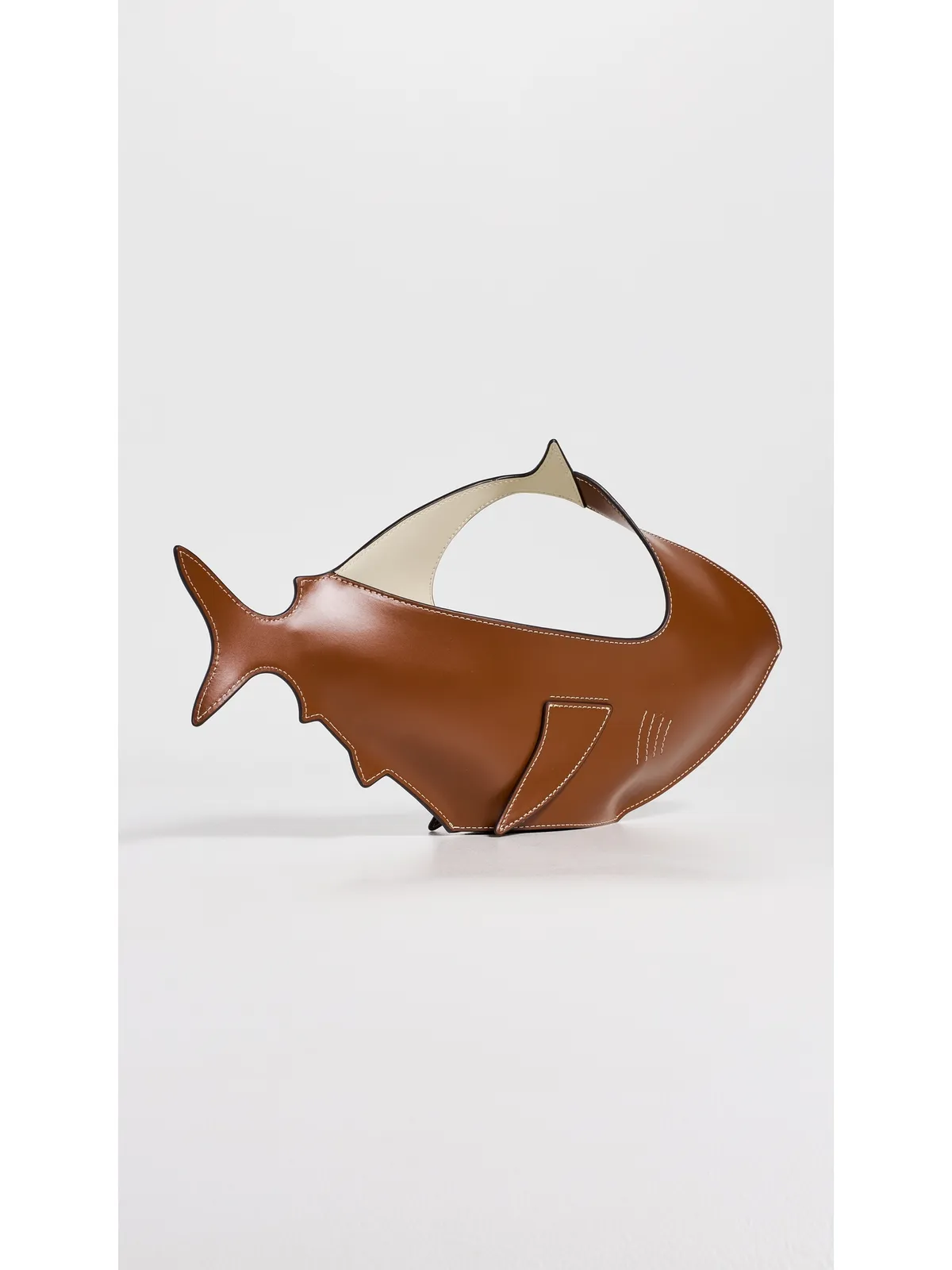STAUD シャークハンドバッグ Tabac - 画像4
