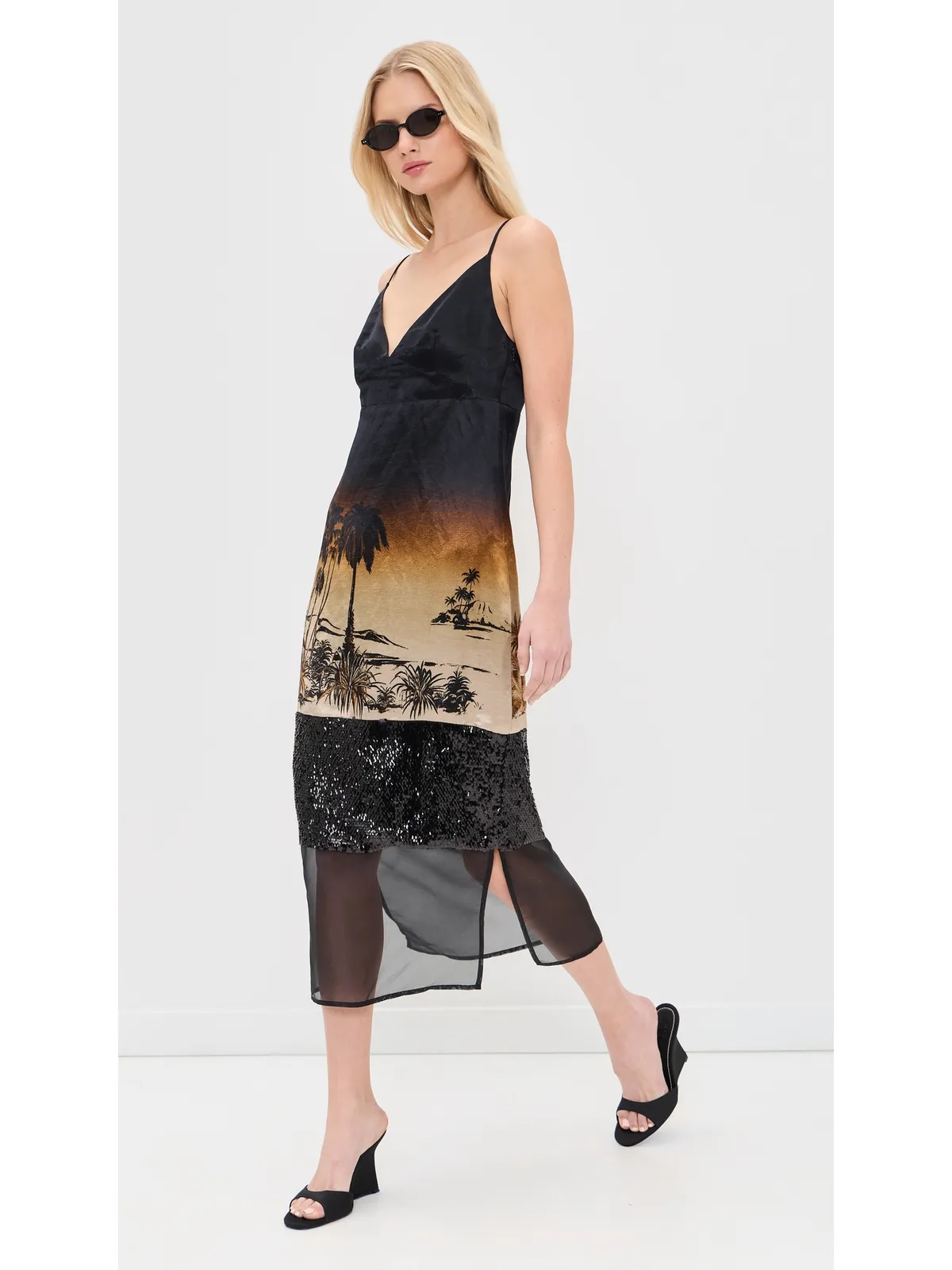 STAUD Nalu Dress California Nights - 画像5