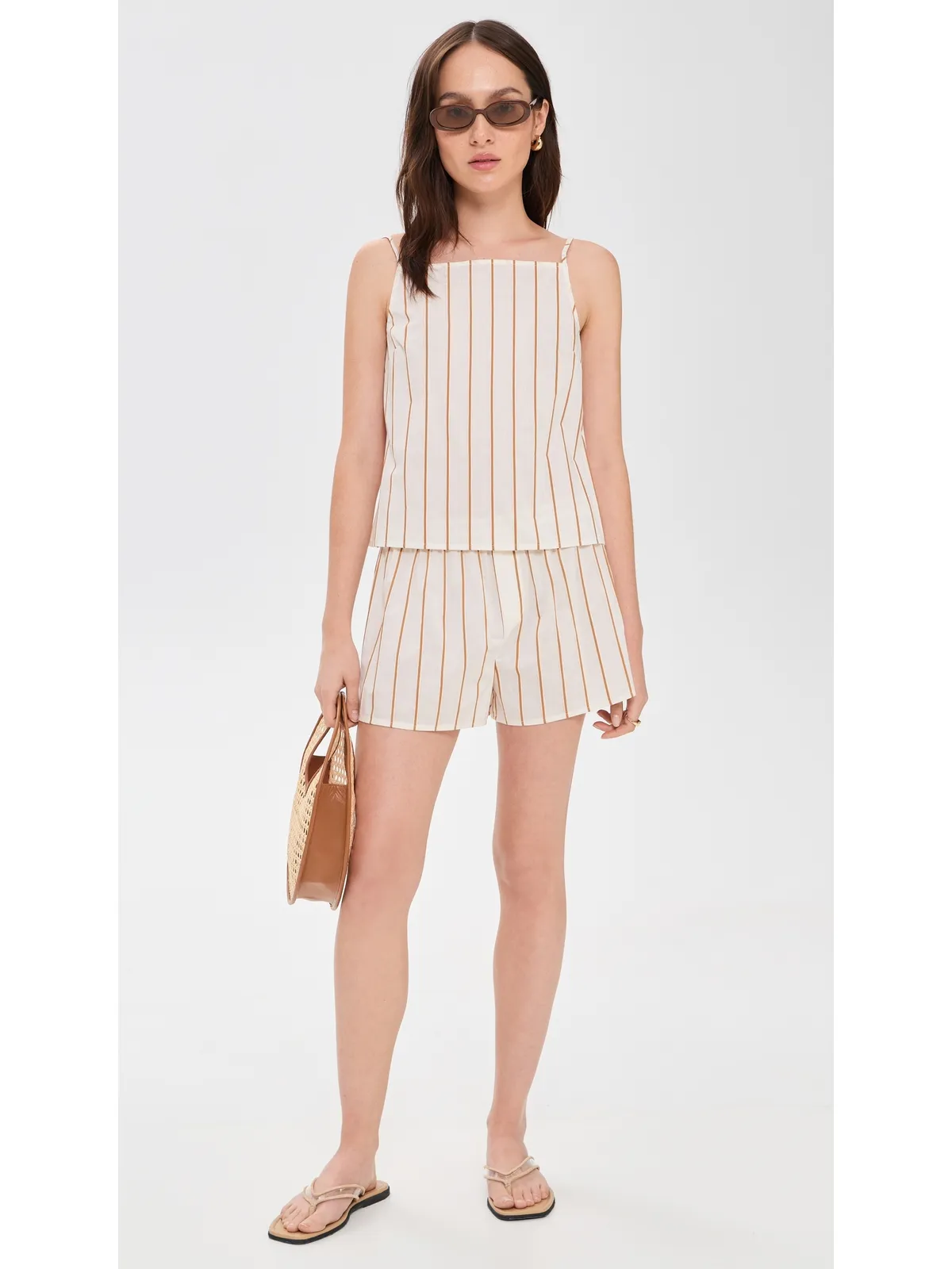 STAUD Maisie トップ Solanaストライプ M - 画像5