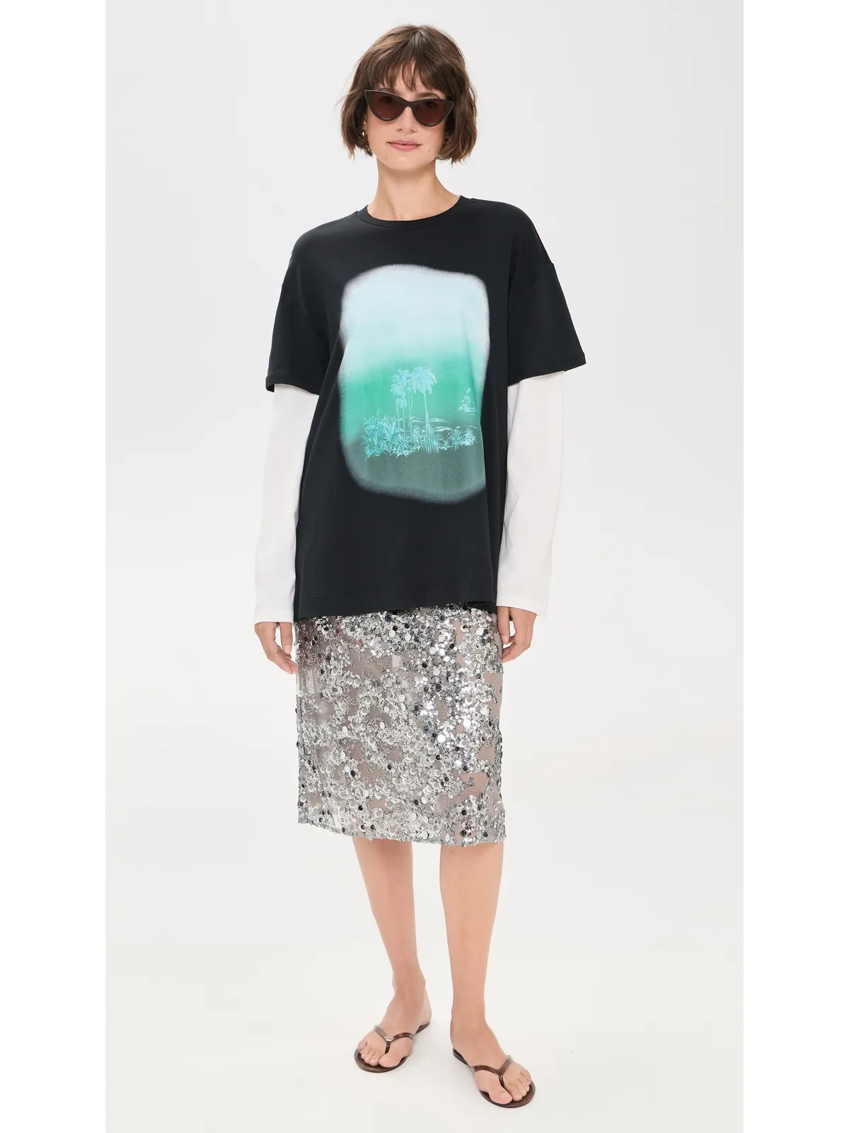 STAUD ウィリアム Tシャツ カリフォルニア・ドリームス - 画像5