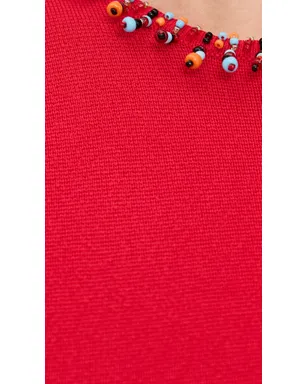STAUD Reinaトップ レッドローズ - サムネイル6
