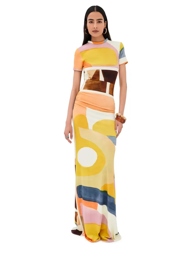 SILVIA TCHERASSI Silvia Tcherassi Ikia Dress アブストラクトプリントの商品画像